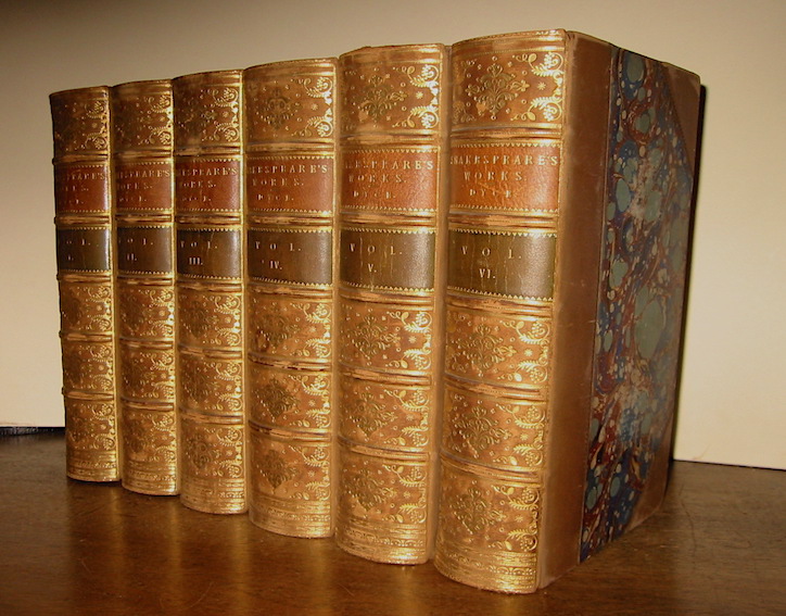 William Shakespeare The works... The text revised by the Rev. Alexander Dyce. In six volumes. Vol. I (... Vol. VI) 1857 London Edward Moxon, Dover street